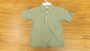 Cute Vtg NOS 50's Garan Boys Polo Shirt sz 3 USA Button Down Collar - Picture 1 of 4
