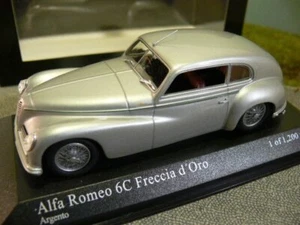 1/43 Minichamps Alfa Romeo 6C Freccia d'Oro 1947 argento 400 120480 - Foto 1 di 1