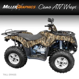 Kit de gráficos de vinilo de 3M con envoltura de ATV ""Hierba alta"" camuflado para vehículo todo terreno de 4 ruedas - Imagen 1 de 2