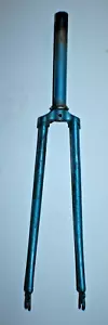 Raleigh Technium Rigid Bike Fork 27" 1" Threaded 200mm Lugged Steel Fast Shipper - Picture 1 of 18