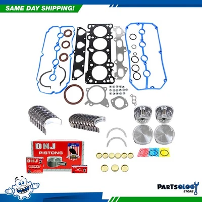 Kit de reconstrucción de motor DNJ EK429 para 03-05 Kia Rio 1.6L L4 DOHC 16v Foto 1 de 4