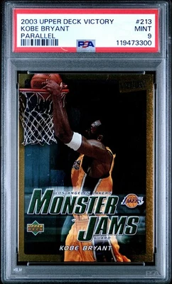 2003 UPPER DECK VICTORY PARALLEL #213 KOBE BRYANT 49/100 PSA 9 - Image 1 of 2