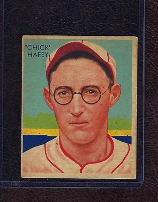 1934 Diamond Stars #18 Chick Hafey, Cincinnati Reds, HOF, VG-EX! - Image 1 of 2