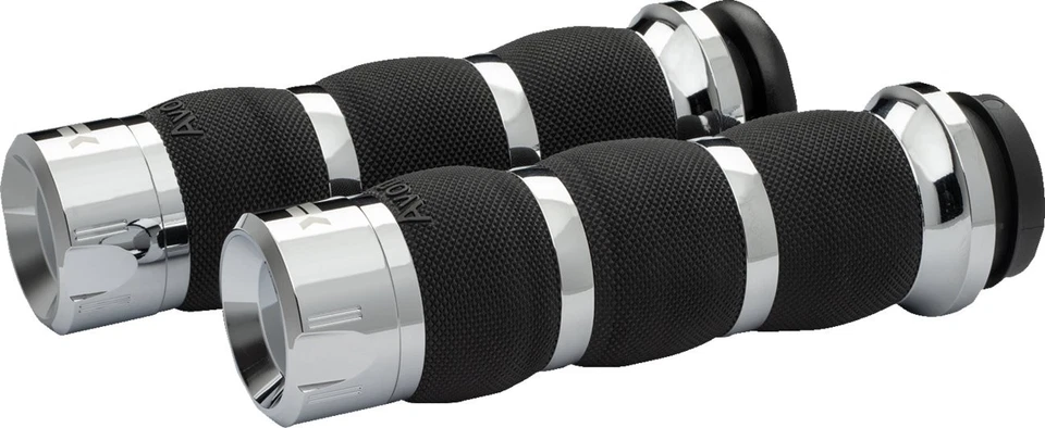 Empuñaduras de cojín de aire clásicas Khrome Werks | Cable | Cromo (500295) Foto 1 de 1