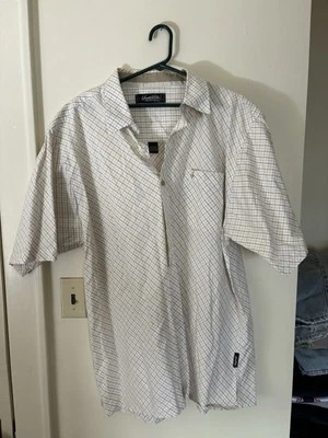 South Pole Signature Series manga curta listrada com botões tamanho GG masculino  - Imagem 1 de 3