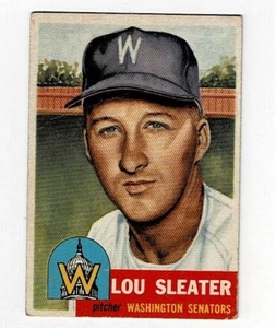 1953 Topps Baseball Lou Sleater #224 Washington Senators - Picture 1 of 2