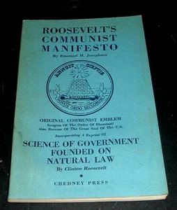 LQQK vintage 1955 pb ROOSEVELTS COMMUNIST MANIFESTO - Picture 1 of 4