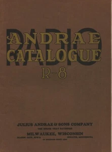 Andrae Radiokatalog - Oktober 1924 - R-8 - 76 Seiten - Bild 1 von 2