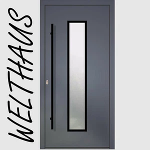 WeltHaus Haustür WH75 RC2 Aluminium mit Kunststoff BL21 BlackLine Türen Bonn - Bild 1 von 14