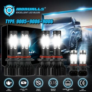 Faro LED alto bajo + antiniebla 9005 9006 para Toyota Corolla 2005-2008 6X - Imagen 1 de 12