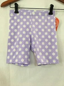 New Wonder Nation Lilac Floral Biker Shorts Girls Tough Cotton Many Sizes - Picture 1 of 4