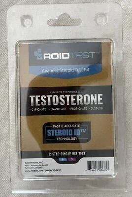 Roidtest Testosterone Steroid Testing Kit Unopened
