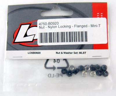 Losi LOSB0920 Nut & Washer Set: Mini-T/MLST - Image 1 of 2