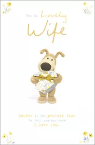 Boofle For My Lovely Wife Easter Greeting Card Cute Greetings Cards - Picture 1 of 1