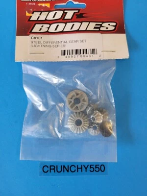 Juego de engranajes diferenciales de acero Hot Bodies serie Lightning 8101 HPI vintage radiocontrol Foto 1 de 3