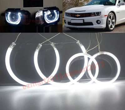 Anillo halo CCFL para Chevrolet Camaro 10-13 no RS, faro antiniebla DRL Foto 1 de 4