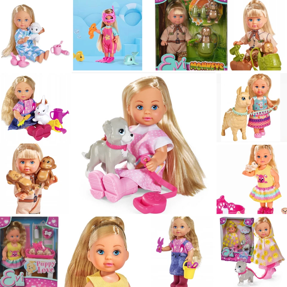 Pequeña Encantadora Muñeca Evi Love con Animales Juguetes Simba Regalo Alta Calidad Muchas Opciones Foto 1 de 1