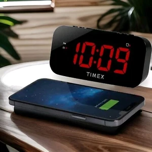 Timex® Alarm Clock with USB Charging Charge Your Devices - Picture 1 of 6