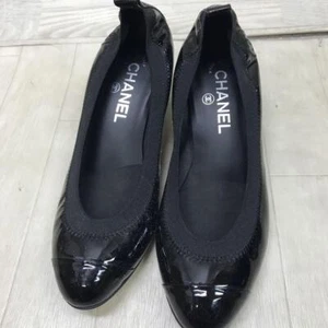 CHANEL Coco Mark Lackleder Chunky Heel Pumps - Bild 1 von 11