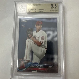 2018 Topps Chrome Shohei Ohtani Pitching Beckett 9.5 #150 - Bild 1 von 3