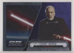 2016 Topps Star Wars Evolution Purple Lightsaber Count Dooku Sith Apprentice 1j8 - Picture 1 of 3