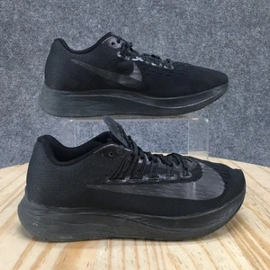 Nike Shoes Womens 7 Zoom Fly Athletic Running Sneakers 897821-003 Triple Black - Picture 1 of 17