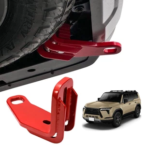 Rear Tow Hook Mount Red Steel Recovery Bracket for 2024 2025 Lexus GX550 - Picture 1 of 8