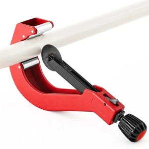 Heavy Duty Tubing Cutter for Plastic Pipe 1-7/8 to 4-1/2" Manual 12-inch Alum... - Picture 1 of 6