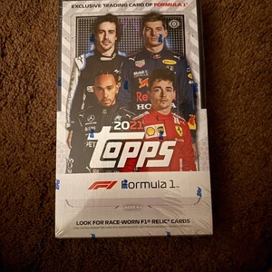 2021 Topps Formula 1 Racing Flagship Hobby Box - 18 Packs - Picture 1 of 1