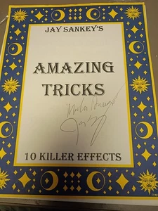 Jay Sankey Amazing Tricks Lecture Notes 10 Killer Effects Autographed - Picture 1 of 4
