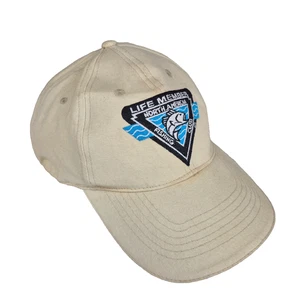 North American Fishing Club Life Member Hat Cap NAFC Tan - Picture 1 of 7