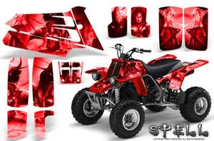 YAMAHA BANSHEE 350 GRAPHICS KIT CREATORX SPELL RED - Picture 1 of 1
