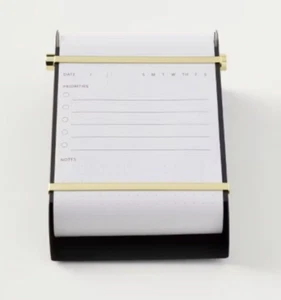 Dispensador de rollos de papel para notas de metal negro/latón - Hearth & Hand™ con Magnolia ¡NUEVO!! - Imagen 1 de 8