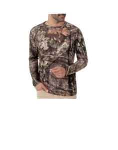 Mossy Oak Mens Flex Long Sleeve Insect Repellent Tee Shirt Size XL NWT - Picture 1 of 3