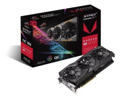 Tarjeta de gráficos ASUS AMD Radeon RX Vega 56 8 GB HBM2 (STRIX-RXVEGA56-O8G) Foto 1 de 4