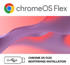CHROME OS FLEX BETRIEBSSYSTEM LIVE 64-BIT BOOTFÄHIGE USB STICK INSTALLATION! - Bild 1 von 1