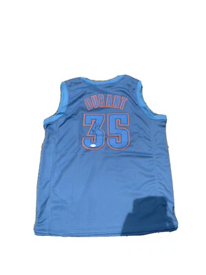 Kevin Durant Signed Oklahoma City Thunder (2012 Christmas) Jersey JSA - Image 1 of 4