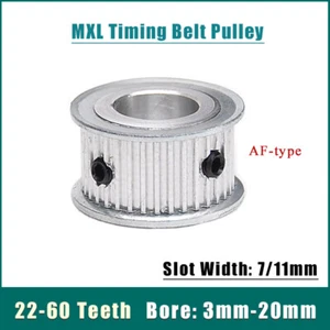 Polea de correa de distribución de dientes MXL 22-60 tipo AF diámetro de rueda síncrono 3 mm-20 mm - Imagen 1 de 7