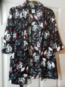 Star Wars Darth Vader Print Super Soft Boys/Girls Robe with Tie Size M8 - Picture 1 of 6