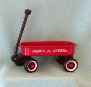 Vintage Radio Flyer Curious George Red Wagon - Picture 1 of 4