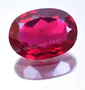 6.10 Ct Natural Red Color Almandine Garnet Oval Loose Gemstone Certified - Picture 1 of 8