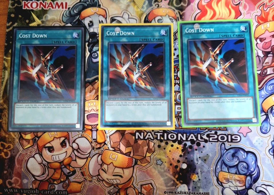 YU-GI-OH! Speed Duel 3x Cost Down STP4-EN025 Near Mint  - Image 1 of 1