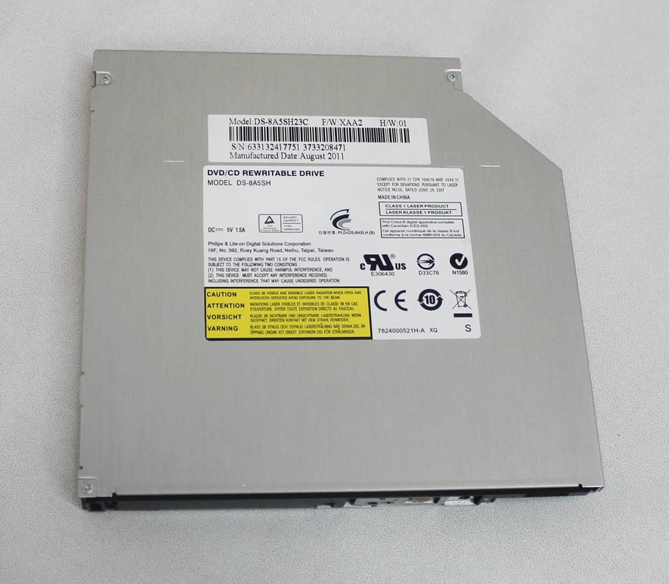 DS-8A5SH Asus Dvd/Rom Drive Ds-8A5Sh "GRADE A" - Image 1 of 1