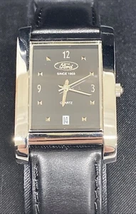 Ford Motor Company 100 Year Anniversary Centennial Black Quartz Watch + Box - Picture 1 of 11