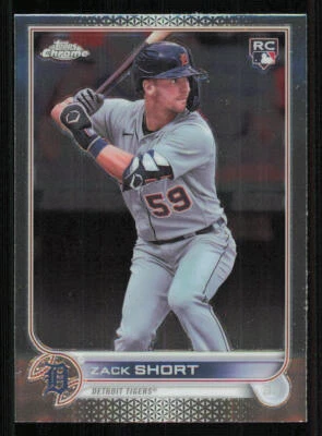 2022 Topps Chrome #86 Zack Short RC - Image 1 of 2