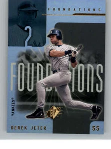 2001 SPx Foundations #F8 Derek Jeter (ref 144669) - Picture 1 of 2