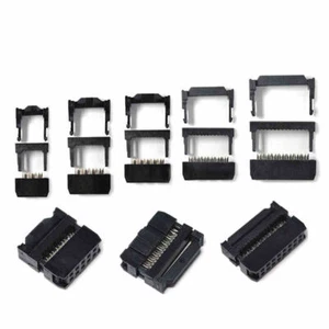 10pcs 6/8/10/12/14/16-50Pin IDC Socket Plug Ribbon Cable Connector 2.54mm Pitch - Picture 1 of 17