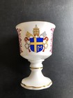 Royal Worcester Palissy Pope John Paul II,  UK visit 1982 chalice, toasting cup