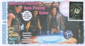 COVERSCAPE computer generated “Dungeons & Dragons” Forever 2024 U/O FDC - Picture 1 of 2
