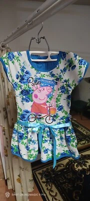Vestido Peppa Pig Flor Niña Talla 4 Foto 1 de 2